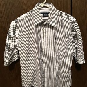 Ralph Lauren Sport Elbow Length Sleeve Fitted Top